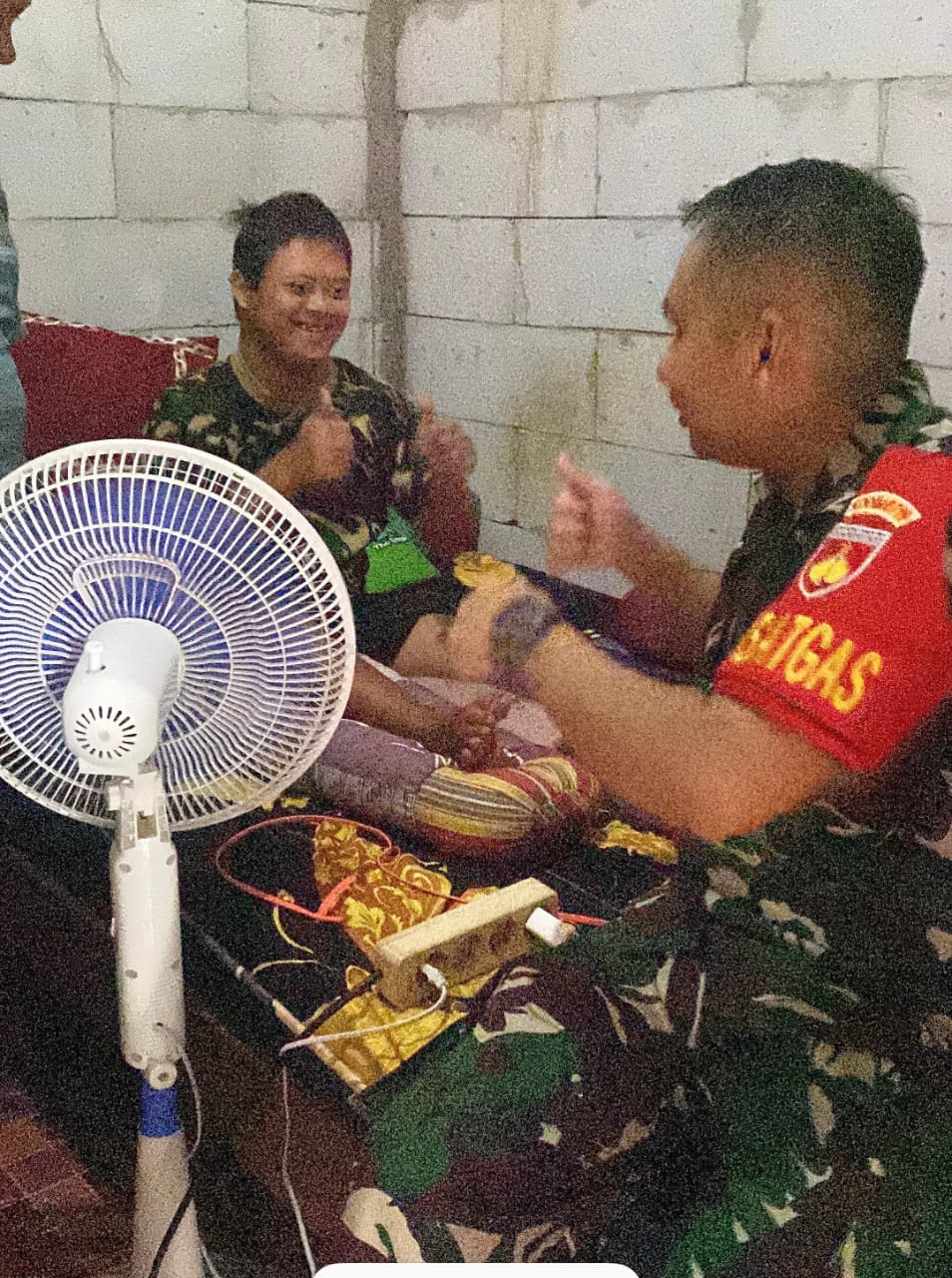 Humanis dan Peduli, Dansatgas TMMD Jepara Tunjukkan Kasih Sayang untuk Anak Istimewa