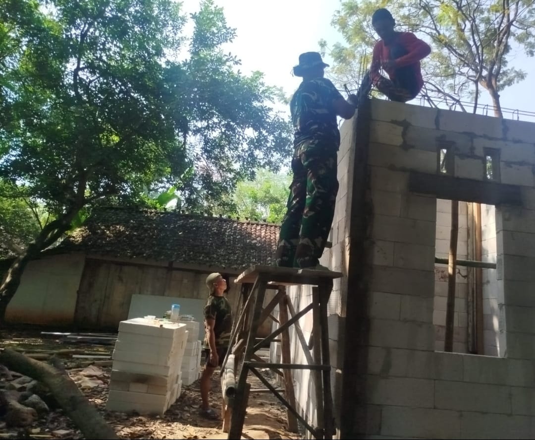 Pelan Tapi Pasti, RTLH TMMD Kodim 0719 / Jepara di Desa Kecapi Capai 30 Persen
