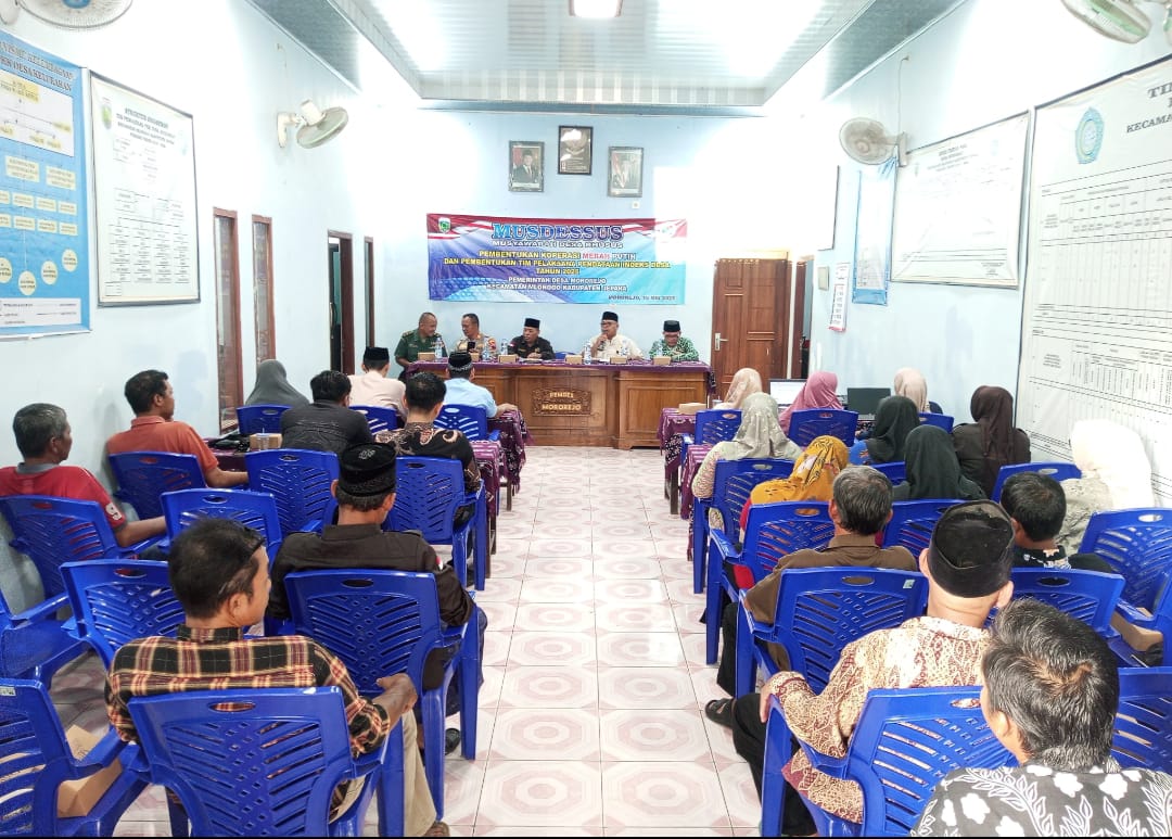 Babinsa Koramil 09 / Mlonggo Hadiri Musdessus Pembentukan Koperasi Merah Putih dan Tim Pendataan Indeks Desa Tahun 2025