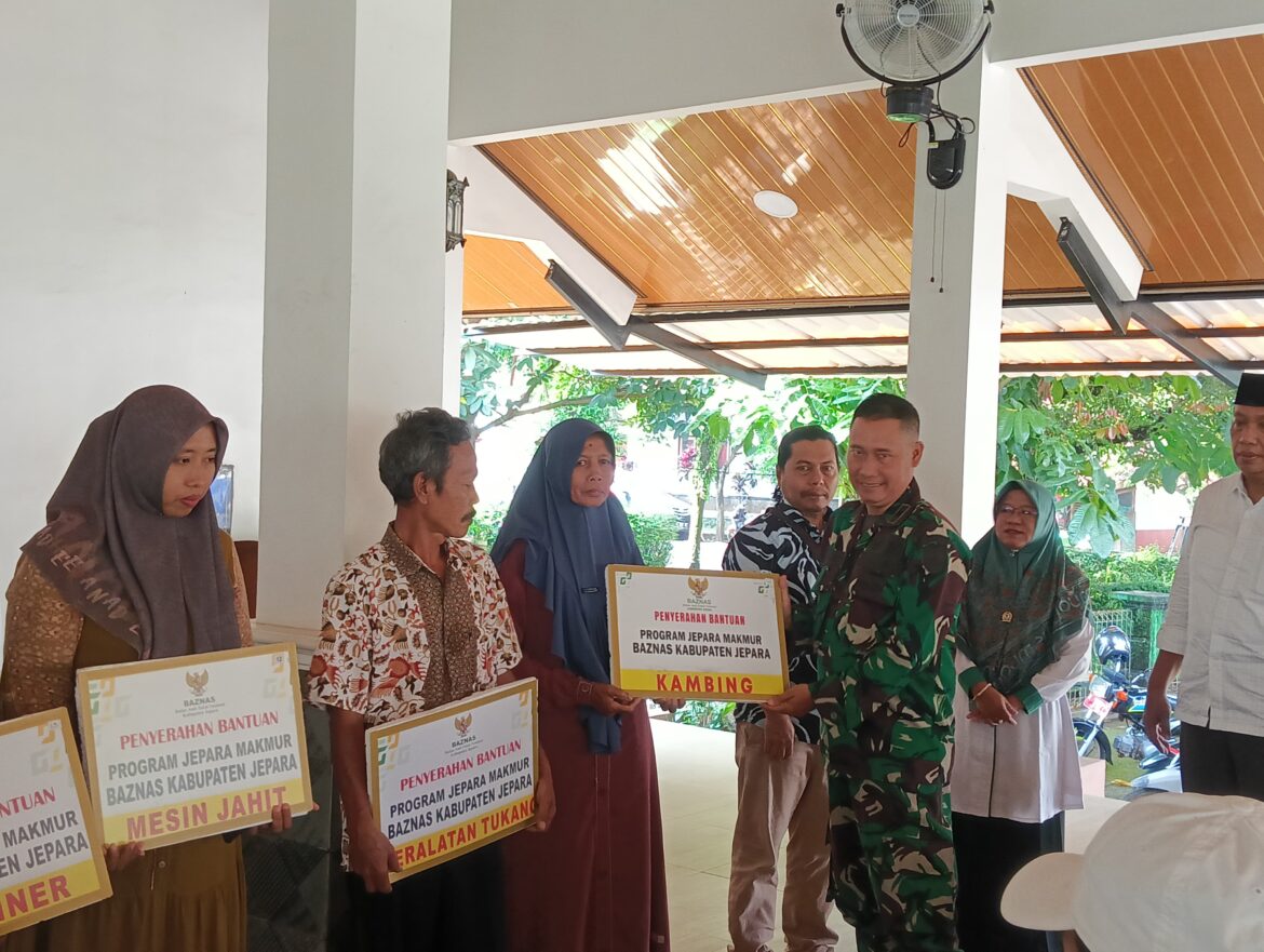 Danramil 03 / Batealit Diwakili Batuud Hadiri Program Jepara Makmur: Penyaluran Zakat Produktif Baznas Jepara Tahun 2025