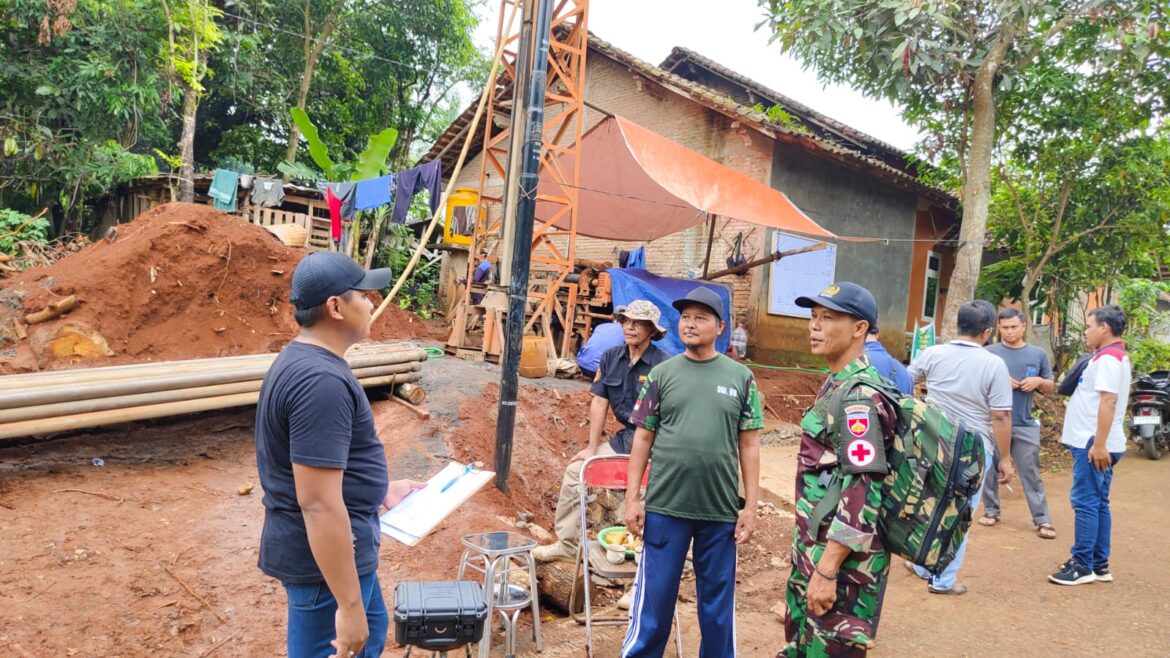 Proses Pengerjaan Sumur Air Bersih TMMD Reguler ke-124 Kodim 0719 / Jepara Mulai Masuki Tahap Logging Test