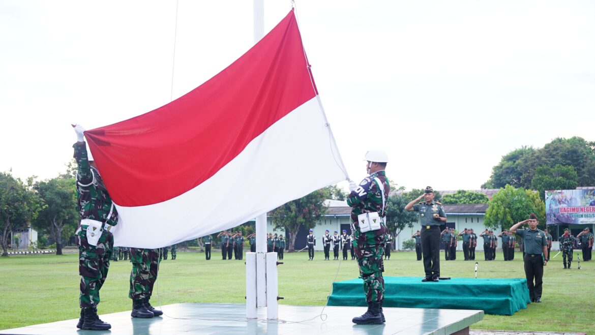 Tumbuhkan semangat Kebangsaan, Korem 063 / SGJ Peringati Hari Kebangkitan Nasional ke-117