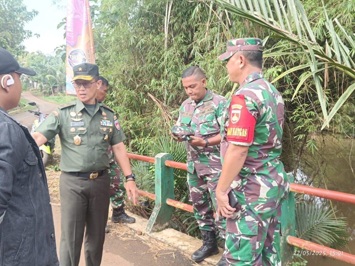 Bendungan Sebumbung Jadi Sorotan Kunjungan Irdam IV / Diponegoro, Brigjen TNI Bayu Tirtiyanto