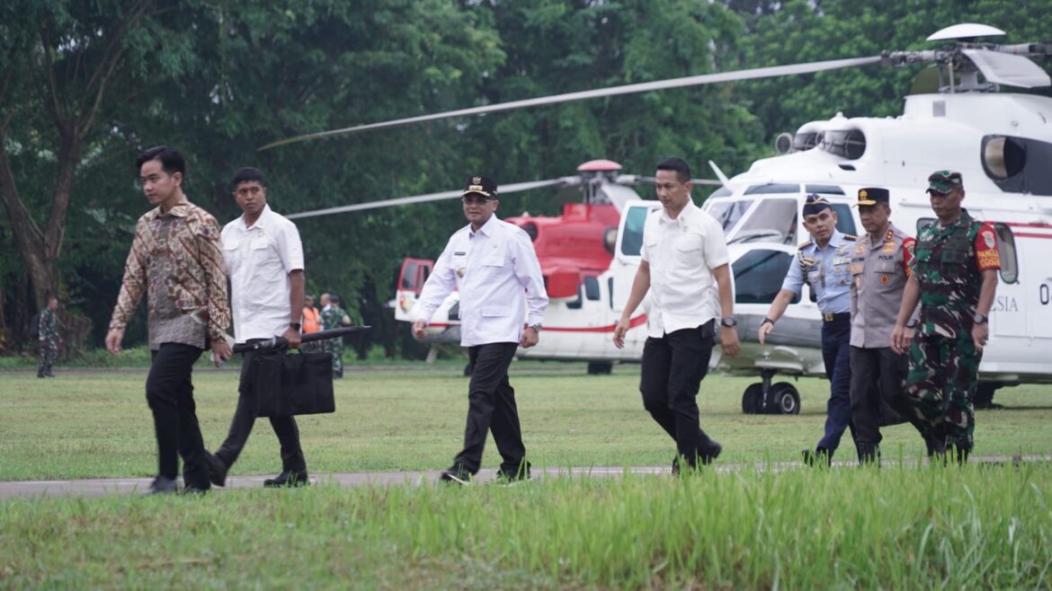 Danrem 063 / SGJ dampingi Pangdam III / SLW Pimpin PAM VVIP Kunjungan Wakil Presiden RI Gibran Raka Buming Raka