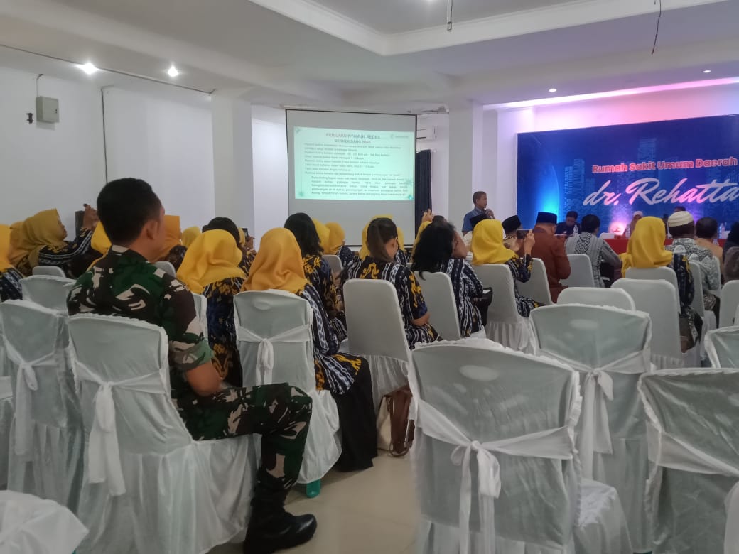 Babinsa Kelet Hadiri OJT Kampung Bebas Jentik, Kolaborasi Kemenkes RI dan CDC di RS Rehatta