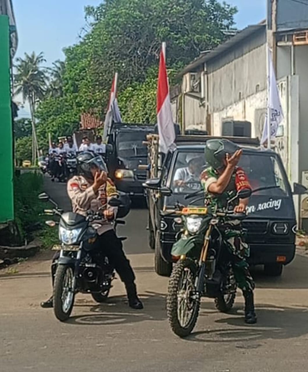 Koramil Bangsri Amankan Aksi Penyampaian Aspirasi Terkait Kinerja Petinggi Desa Bangsri