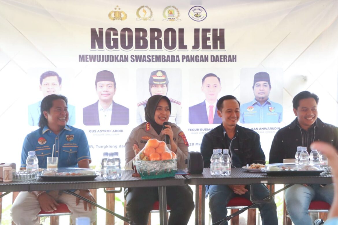 Kapolresta Cirebon Menjadi Narasumber Diskusi Ketahanan Pangan Bersama KNPI