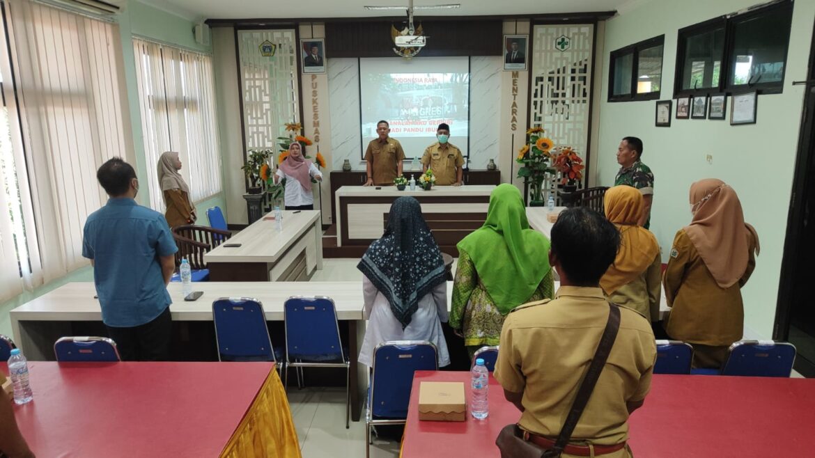 Danramil 0817/16 Dukun Hadiri Lokakarya Mini Lintas Sektor di Puskesmas Mentaras