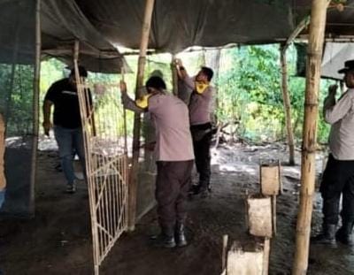 Polsek Bagor Bongkar Arena Sabung Ayam di Sugihwaras, Warga Diminta Tak Biarkan Perjudian Berkembang