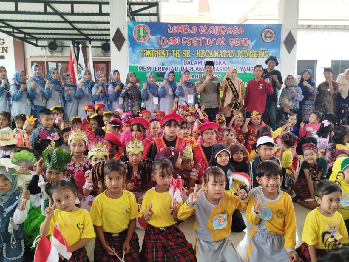 TK Dharma Wanita Kembangan Kembangringgit Ikuti Lomba Olahraga dan Festival Seni Tingkat TK se – Kecamatan Pungging