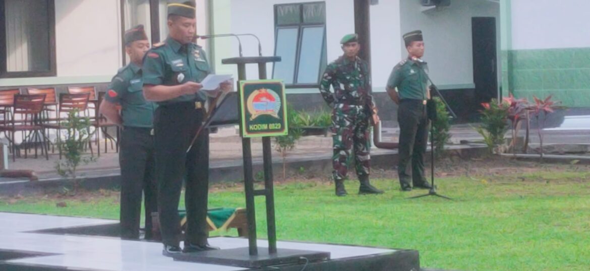 Kodim 0829/Bangkalan Gelar Upacara Peringatan Hari Kebangkitan Nasional ke-117
