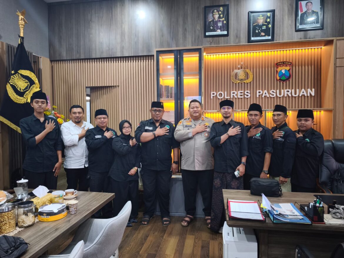 Kapolres Gandeng Pagar Nusa Bangil Jaga Kondusivitas Pasuruan