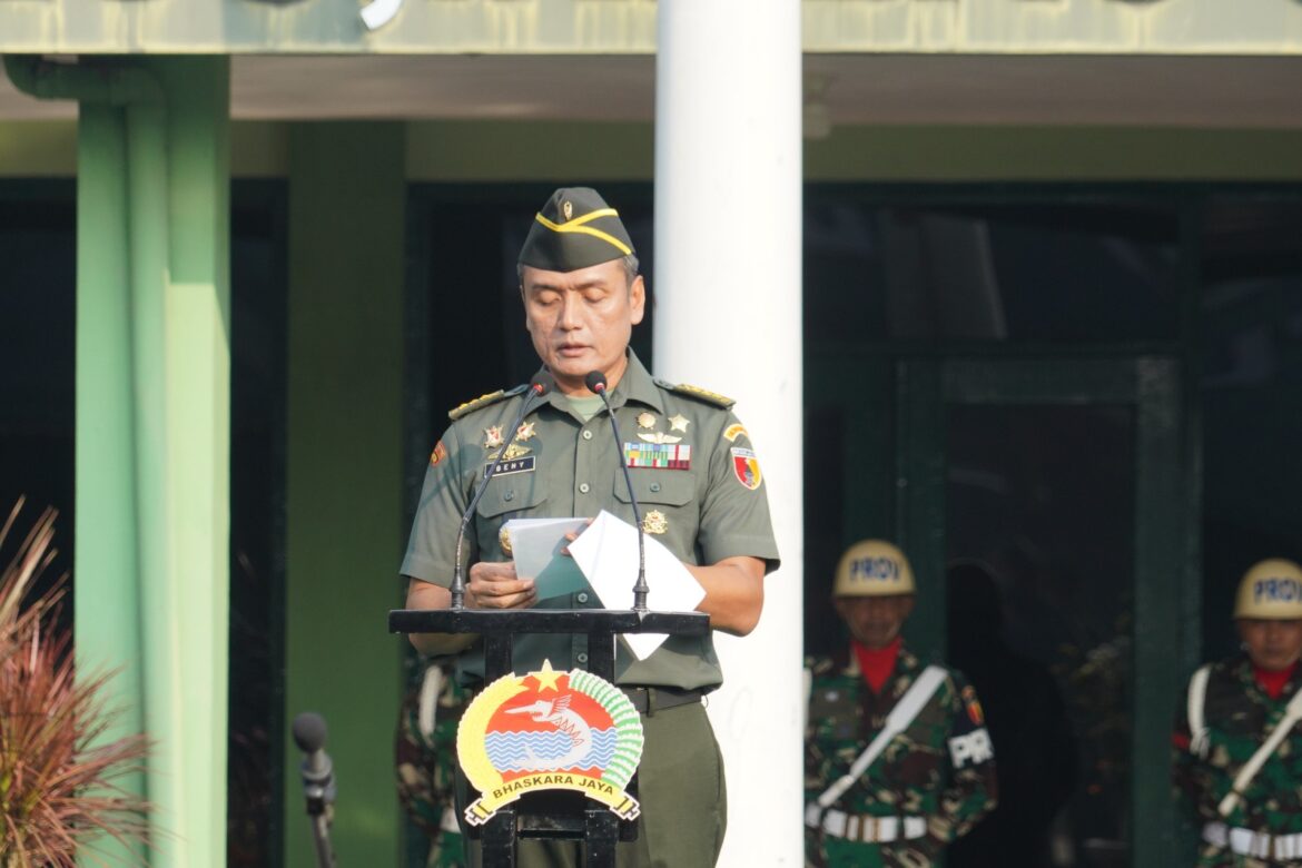 Korem 084/Bhaskara Jaya selenggarakan Upacara Hari Kebangkitan Nasional ke 117