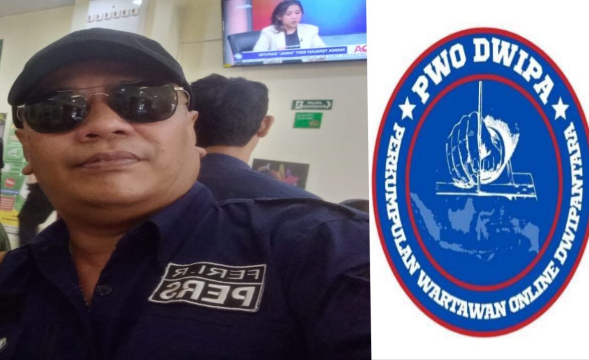 Ketua Umum Perkumpulan Wartawan Online Dwipa Usulkan Pemerintah Pusat Berantas Preman Berkedok Wartawan