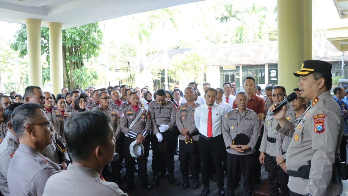 Kapolres Nganjuk Dorong Semangat Kebangkitan Nasional, Janjikan Reward untuk Personel Berprestasi