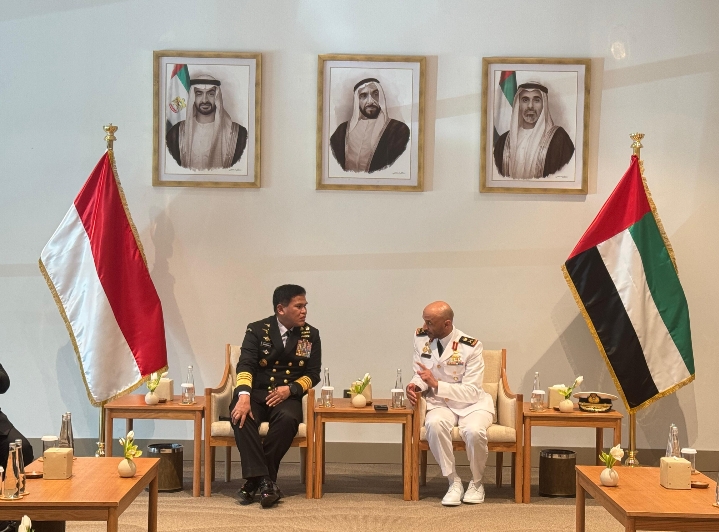 Komitmen Jalin Hubungan Bilateral Dengan Negara Sahabat, Kasal Laksanakan Courtesy Call Kepada Commander Of The UAE Navy