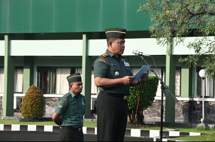 Upacara Peringatan Harkitnas di Kodam Brawijaya Berlangsung Khidmat