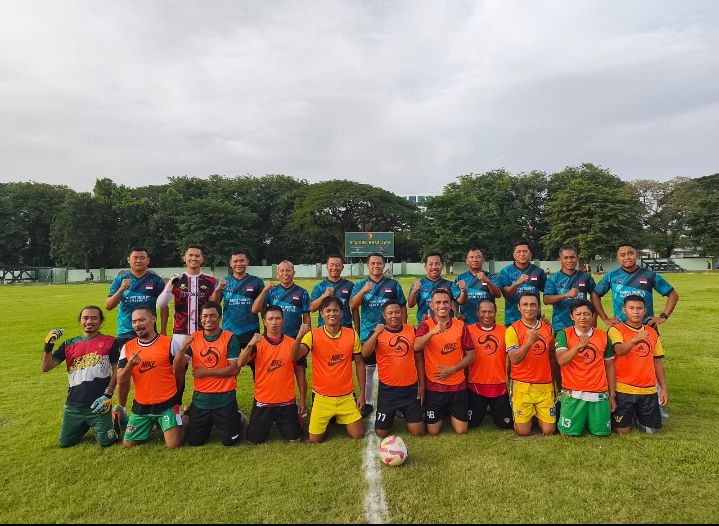 Kodam V/Brawijaya dan PWI Jatim Gelar Pertandingan Sepak Bola Persahabatan untuk Pererat Silaturahmi
