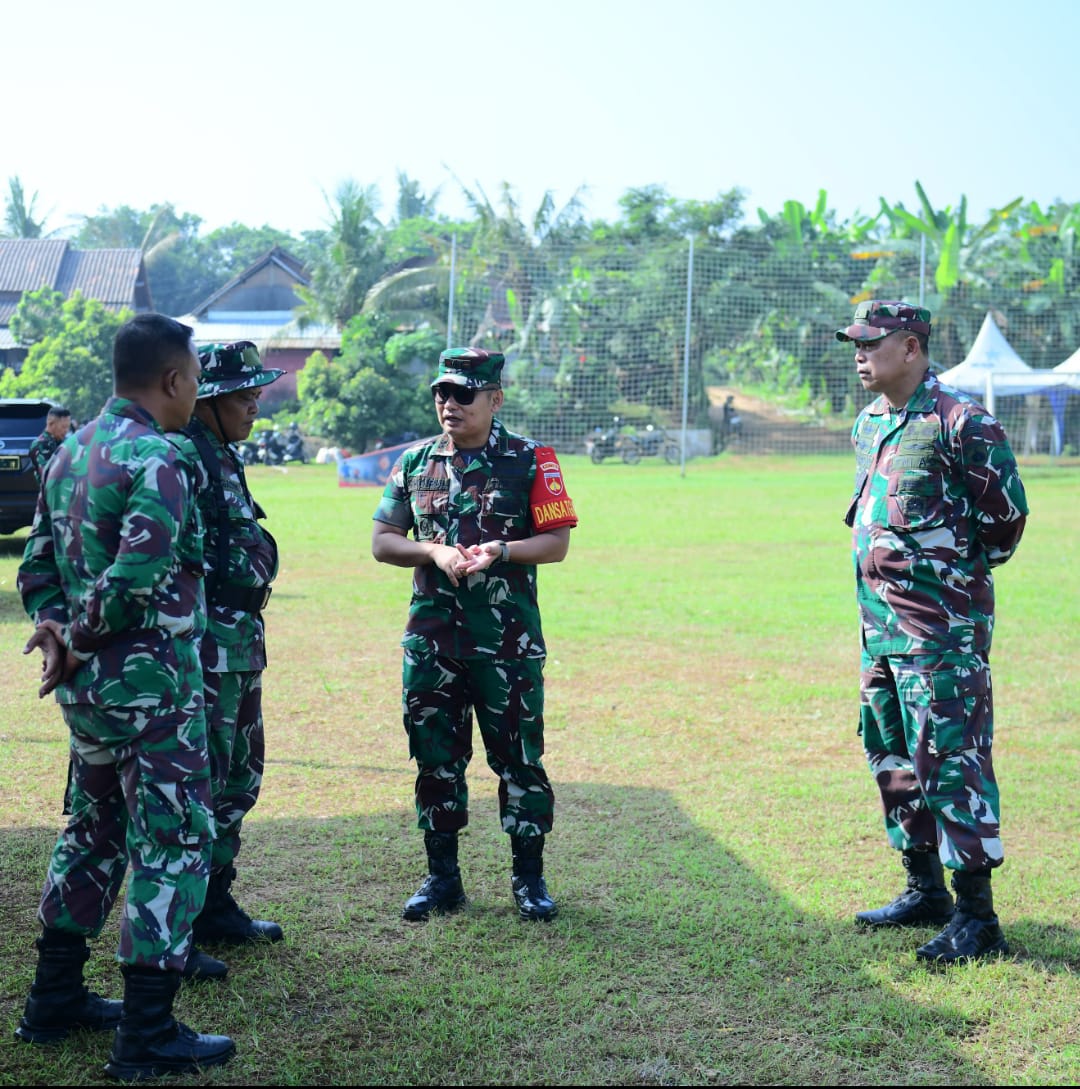 Persiapan Penutupan TMMD Reguler ke-124 Kodim 0719 / Jepara Dimatangkan di Lapangan Desa Kecapi