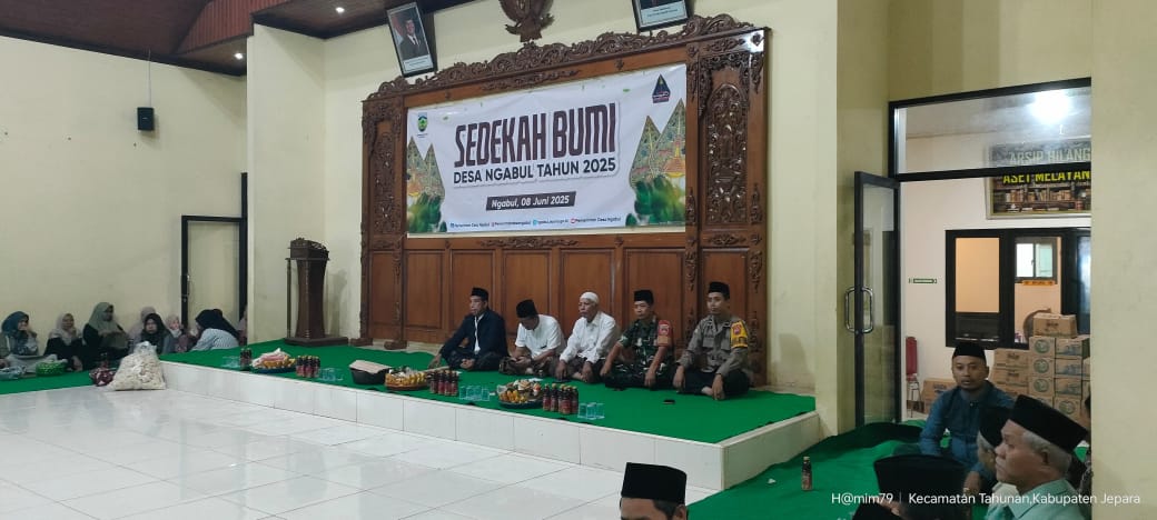 Babinsa Ngabul Hadiri Selamatan Sedekah Bumi, Wujud Kedekatan TNI dengan Warga