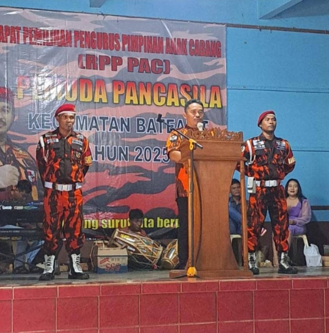 Ketua MPC Pemuda Pancasila Jepara Lantik Pengurus Baru PAC Batealit