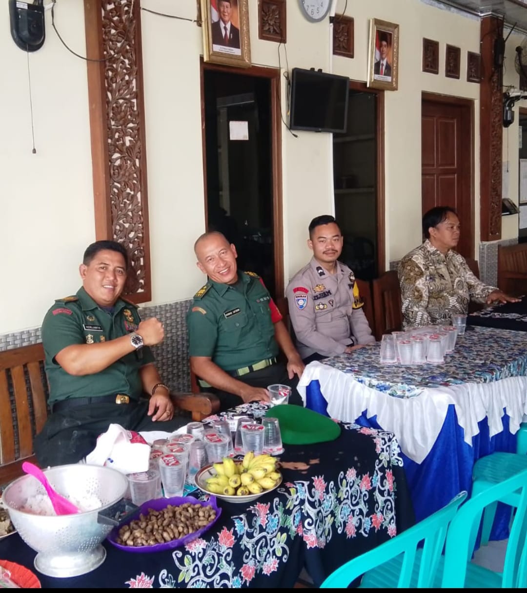 Danramil 09 / Mlonggo Hadiri Sedekah Bumi Desa Slagi