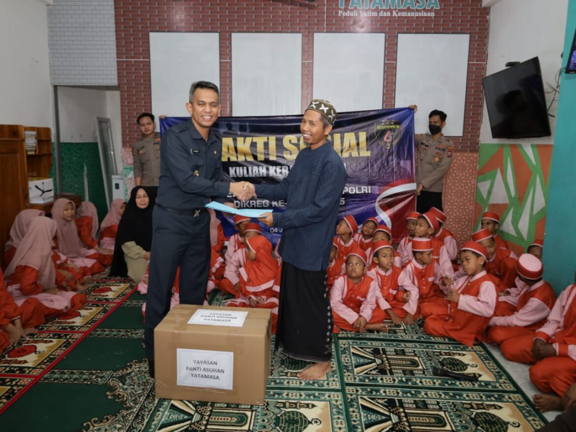 Kunjungan Serdik Sespimmen Polri Dikreg ke-65: Wujud Pengabdian dan Kepedulian Sosial Menjelang HUT Bhayangkari 2025