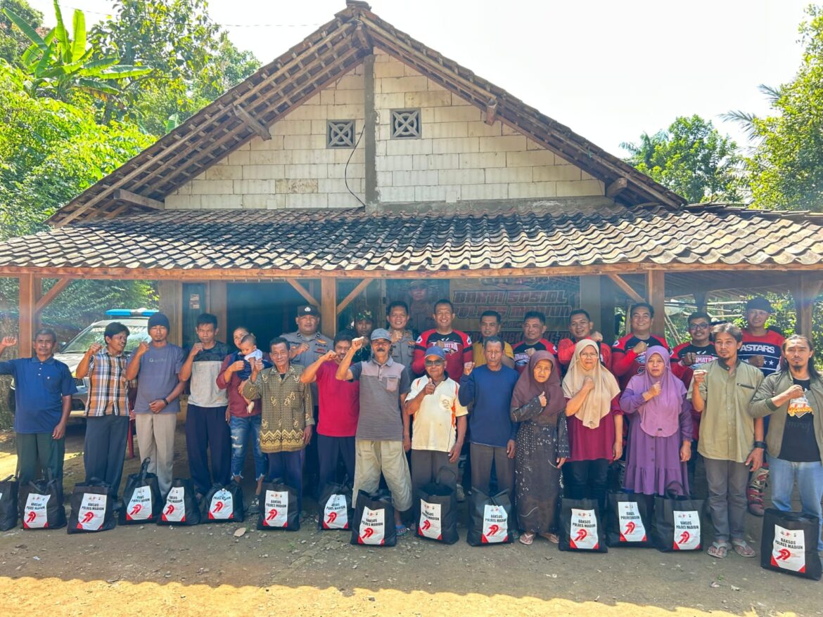Polres Madiun Sambut Hari Bhayangkara ke -79 Gelar Baksos di Daerah Terpencil