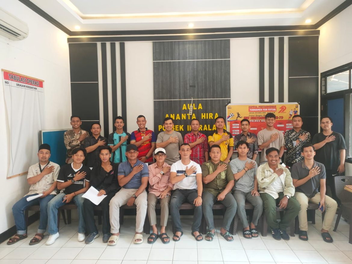 POLSEK INDRALAYA GELAR TECHNICAL MEETING PERTANDINGAN FUTSAL DALAM RANGKA HUT BHAYANGKARA KE-79*