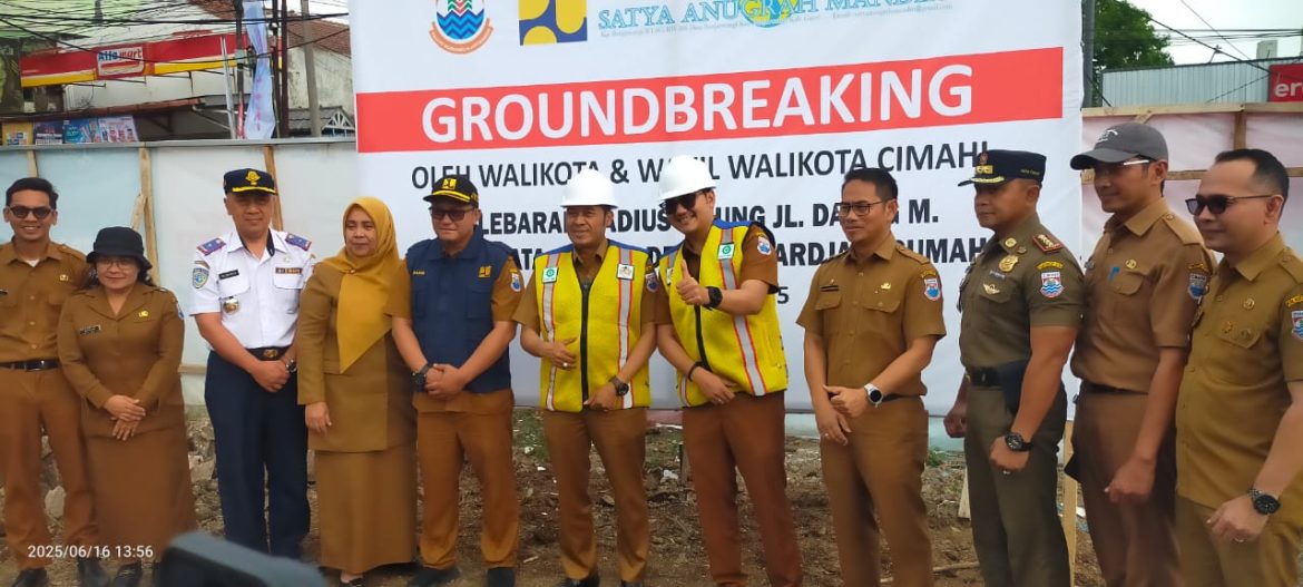 Bunderan Jati di Bangun, Walikota Lakukan Peletakan Batu Pertama  