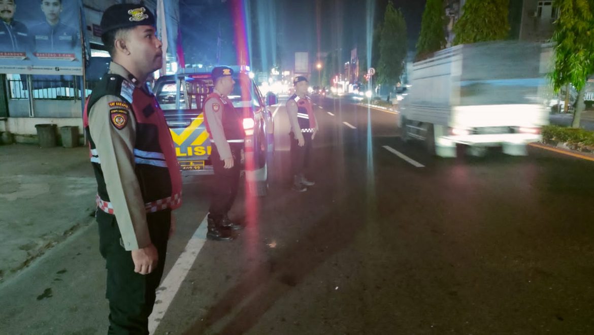 Sat Samapta Polres Langkat Laksanakan Patroli KRYD Antisipasi Gangguan Kamtibmas