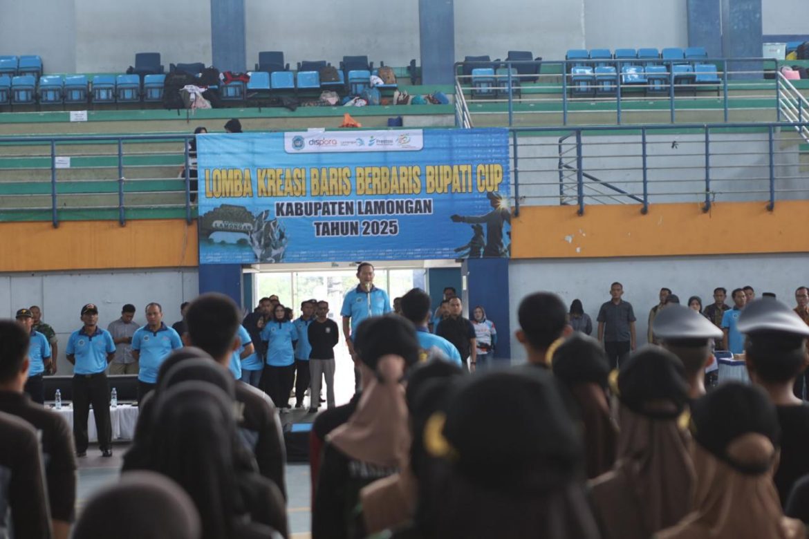 Kapolres Lamongan Hadiri Pembukaan Lomba Kreasi Baris Berbaris (LKBB) Bupati Cup tahun 2025