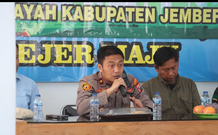 Wakapolres Jember Hadiri Rapat Koordinasi Ketahanan Pangan di Desa Lojejer