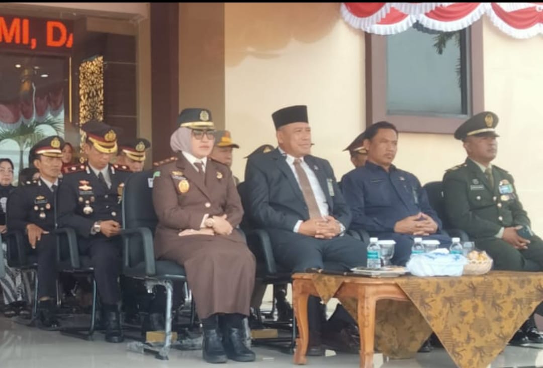 Sinergi TNI-Polri, Kapten Arh Elfian JS Hadiri Upacara HUT Bhayangkara ke-79 di Jepara
