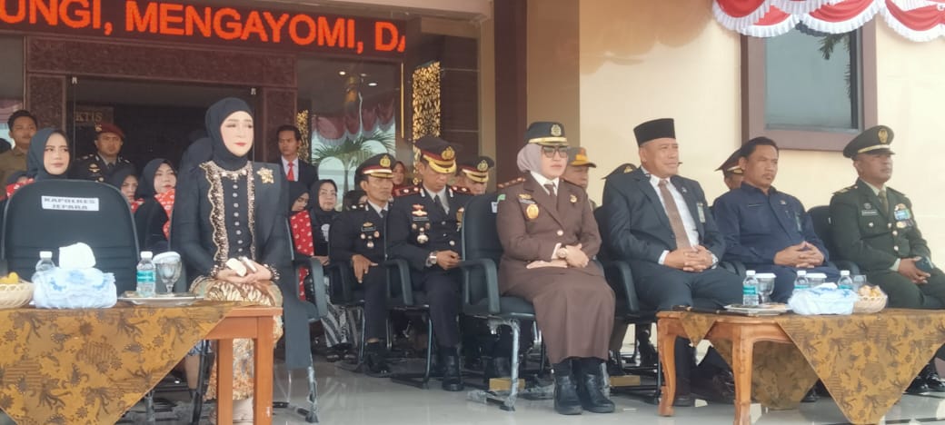 TNI Hadir Dukung Polri, Kapten Elfian JS Ikuti Peringatan HUT Bhayangkara ke-79