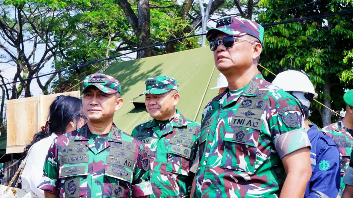 Danrem 063/SGJ Dampingi Kasdam III/Siliwangi dalam Kunjungan Kerja Wakasad ke Lokasi Marshalling Area dan Yonif TP di Kuningan