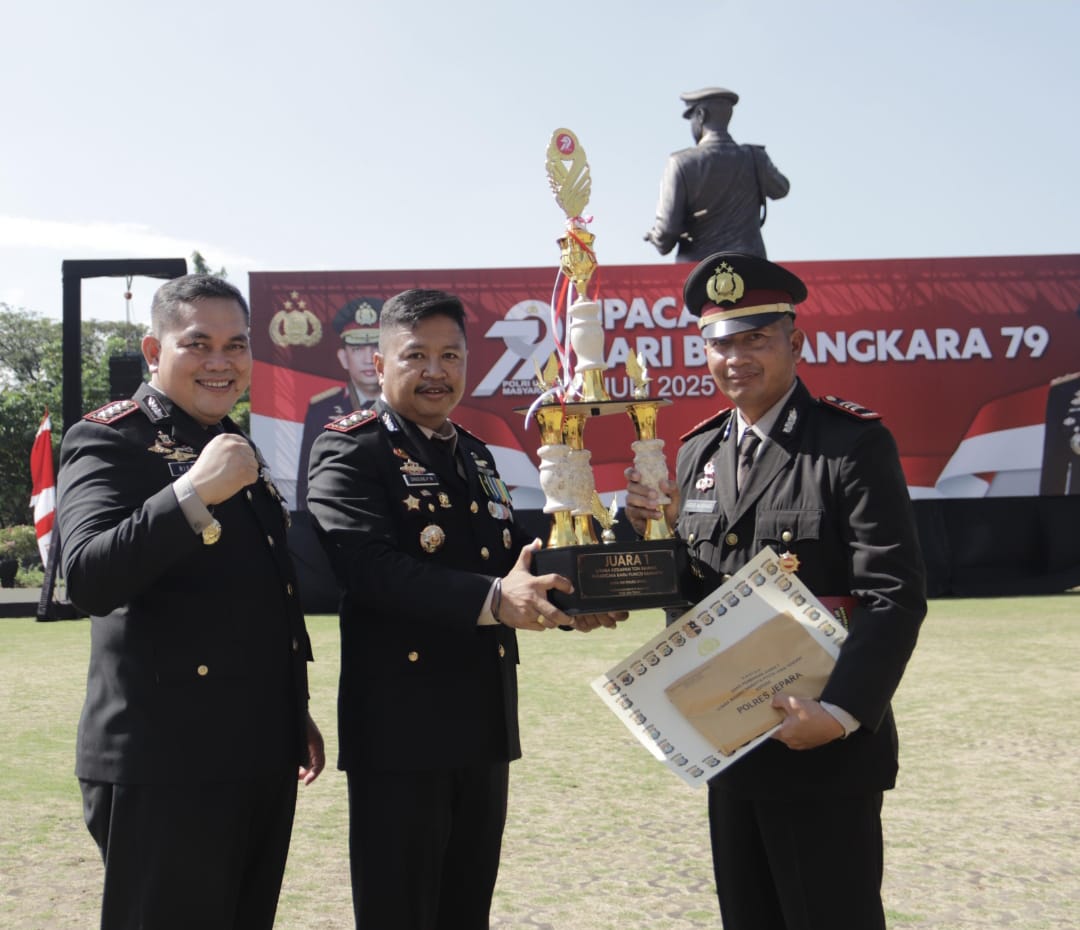 Sat Samapta Polres Jepara Raih Juara Pertama Penilaian Lomba Kesiapan Tim Raimas Paradigma Baru Fungsi Samapta Dalam Se-Ekswil Pati