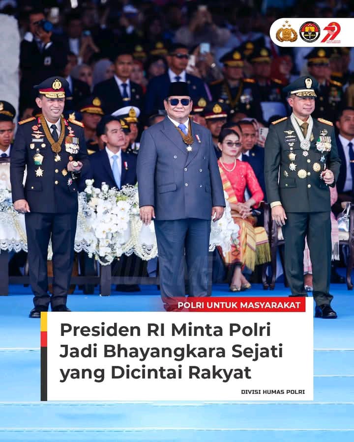 Presiden Prabowo Jadilah Polisi yang Dicintai Rakyat Jangan Pernah Mengecewakan Mereka