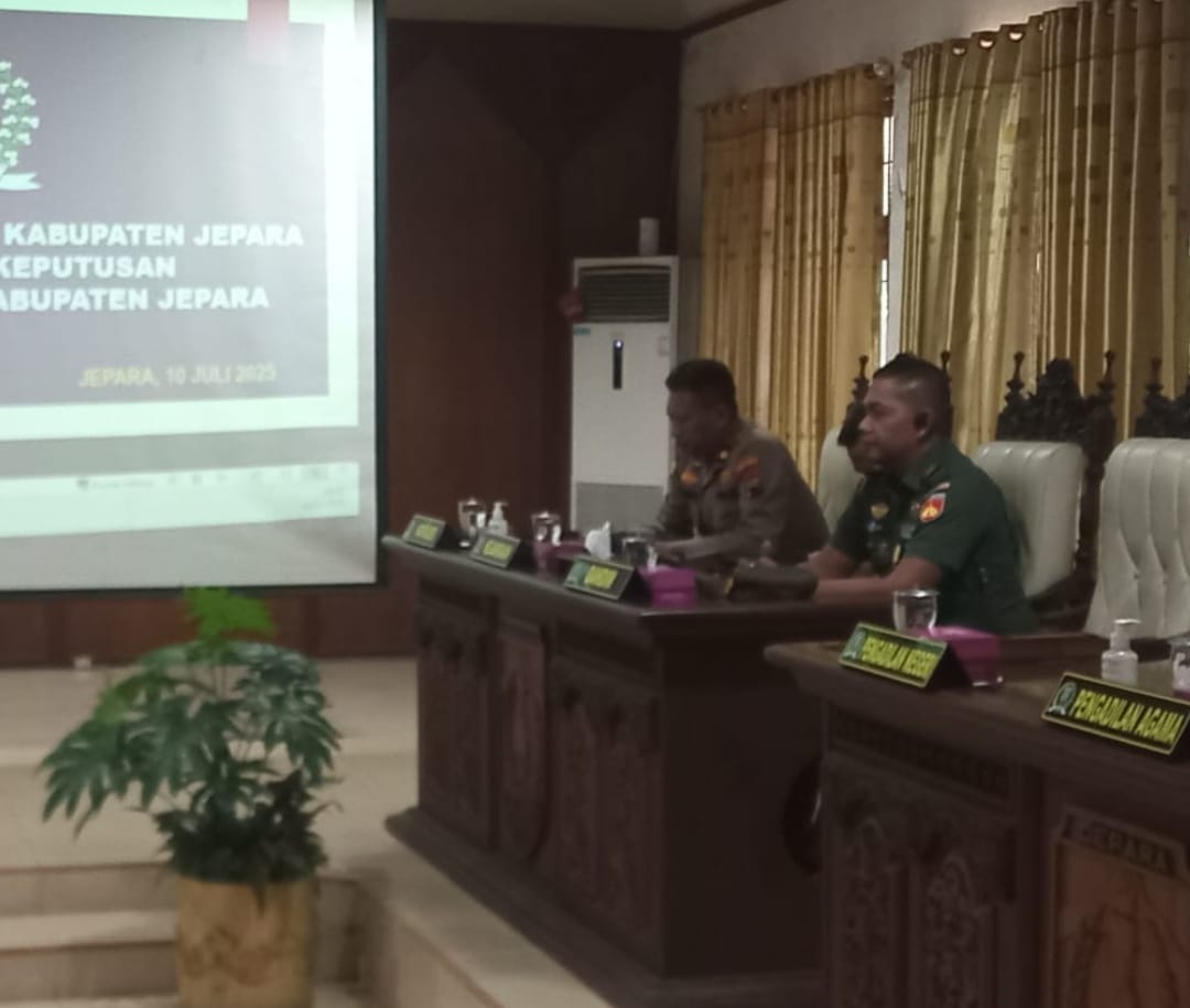 Danramil 11/Tahunan Hadiri Rapat Paripurna Pengambilan Keputusan RPJMD Jepara 2025–2029