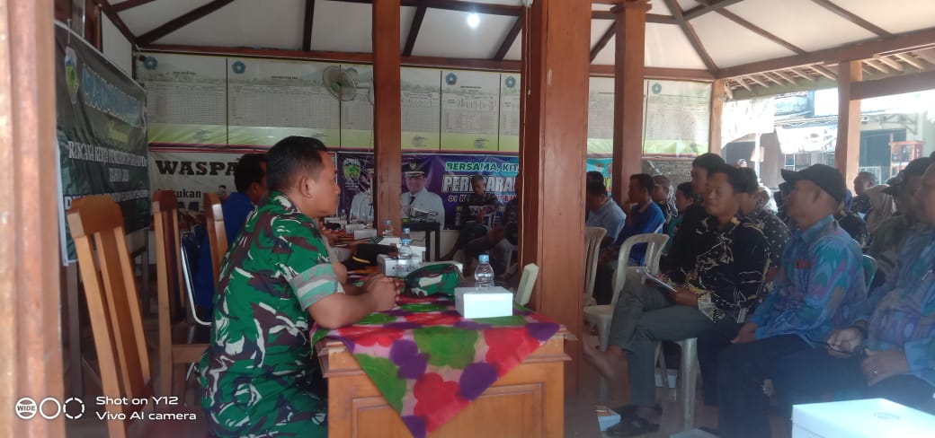 Danramil 08/Keling Diwakili Sertu Nanang Julianto Hadiri Musyawarah Perencanaan Kerja Pemerintah Desa Bumiharjo Tahun 2026