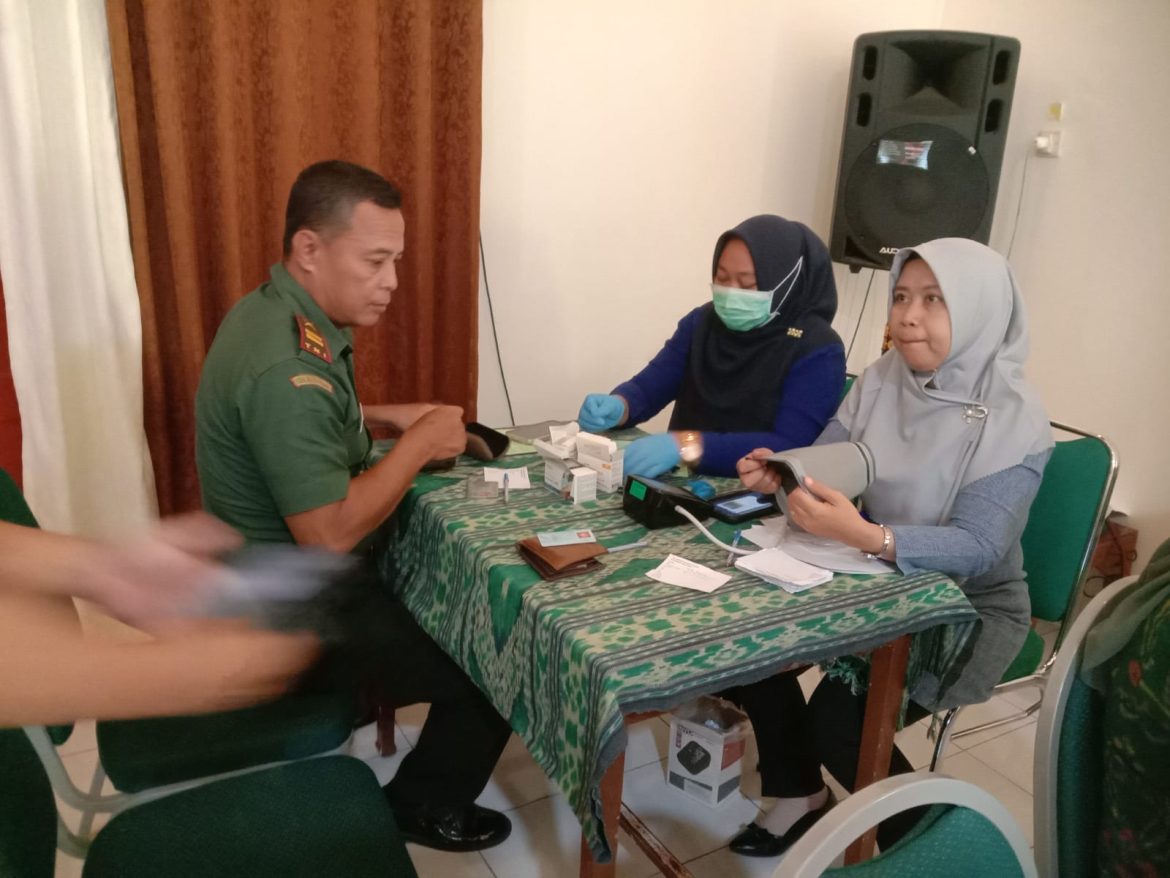 Danramil 06/Welahan Hadiri Rapat Koordinasi Lintas Sektoral di Puskesmas Welahan I