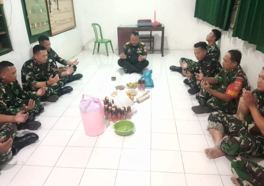 Program SERANI Cetak Prajurit Muda, Keluarga Firdaus Gelar Syukuran Sederhana di Koramil