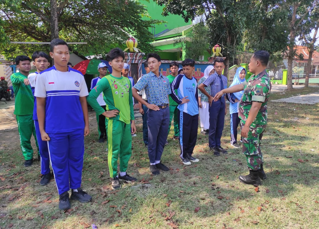 Babinsa Pelemkerep Dampingi Seleksi Paskibraka 2025 Tingkat Kecamatan Mayong, Sekaligus Sosialisasikan Program Serani Kodim 0719/Jepara