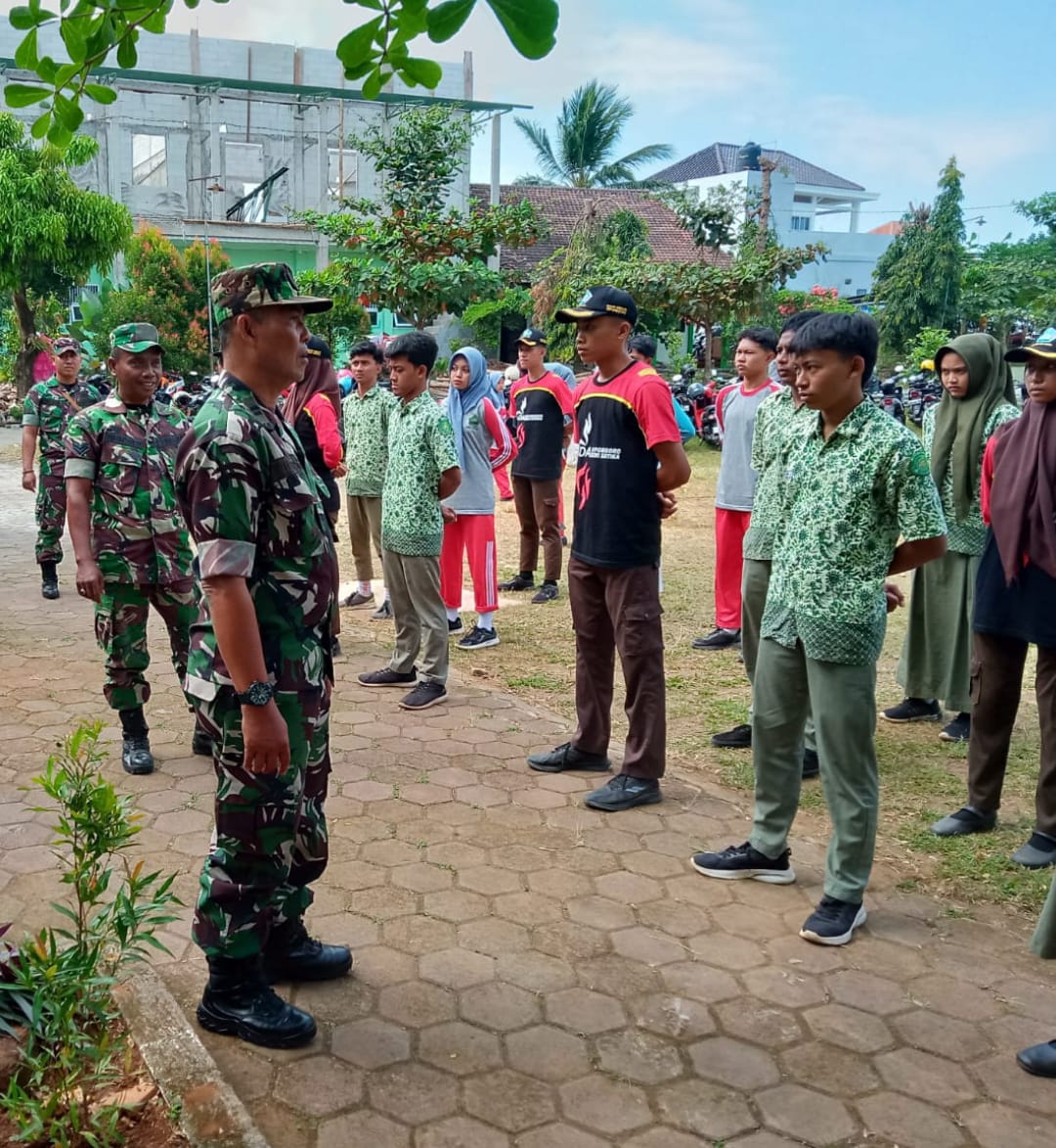 Danramil 08/Keling Pimpin Seleksi Paskibraka Kecamatan Keling di MAN 2 Jepara