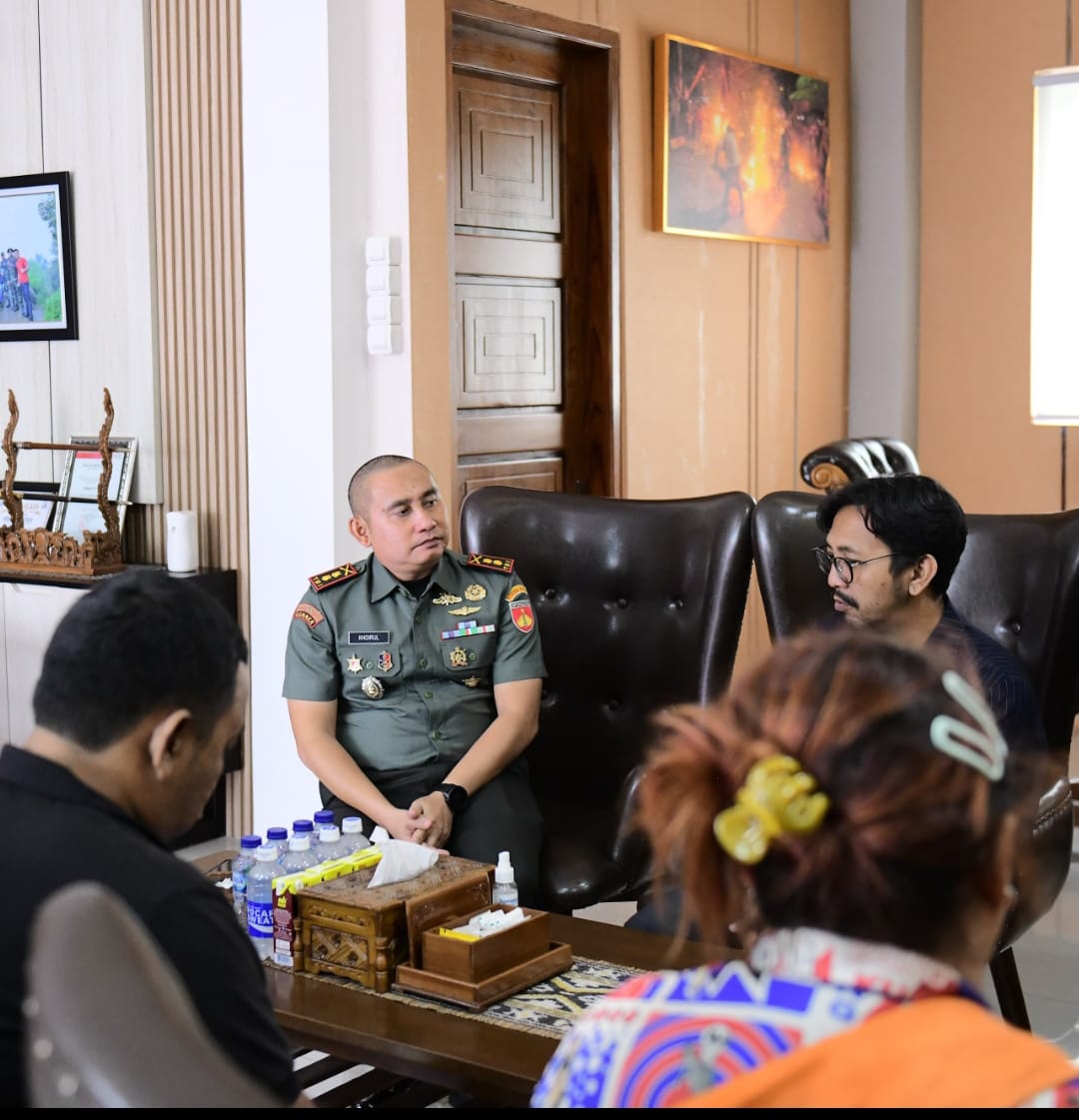 Dandim 0719/Jepara Terima Audiensi Penyelenggara Event Lari “ukirRUN” di Makodim