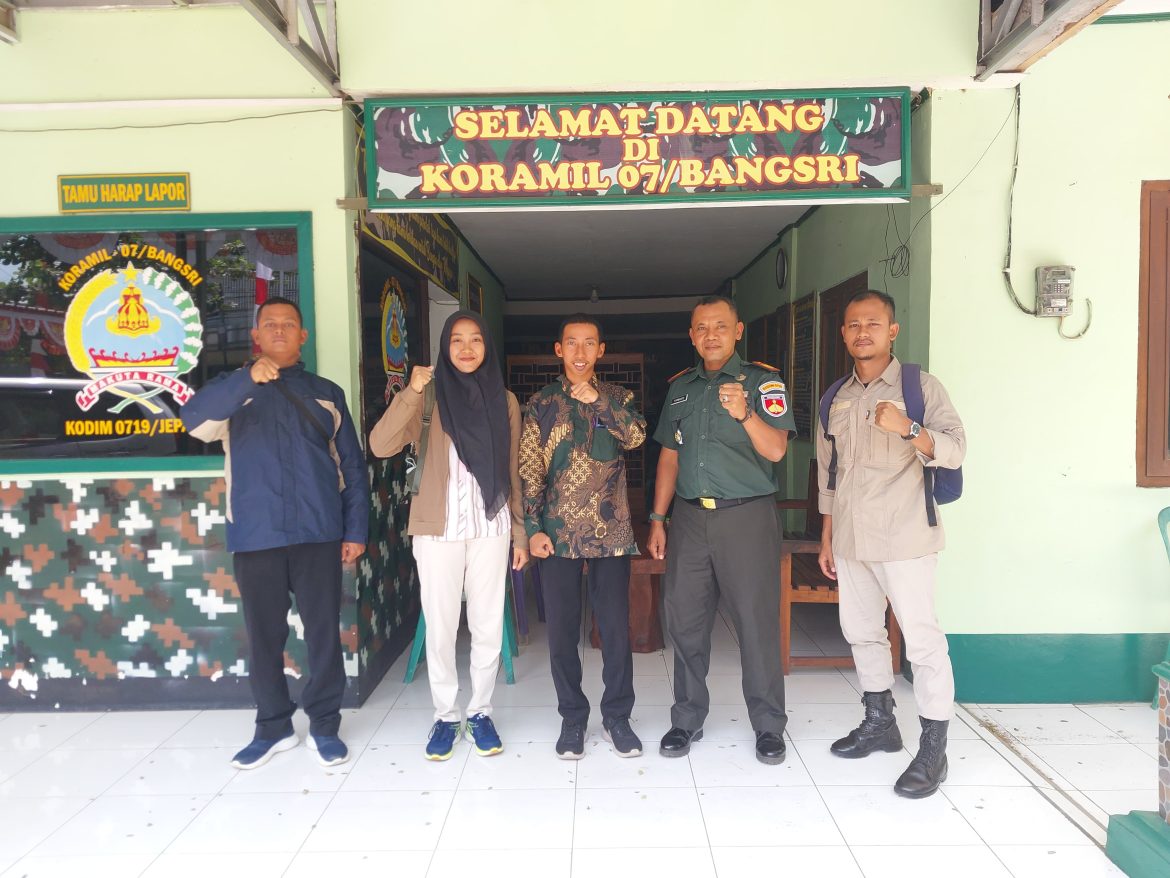 Danramil 07/Bangsri Terima Kunjungan Tim SPPI Terkait Pengecekan Lokasi MBG