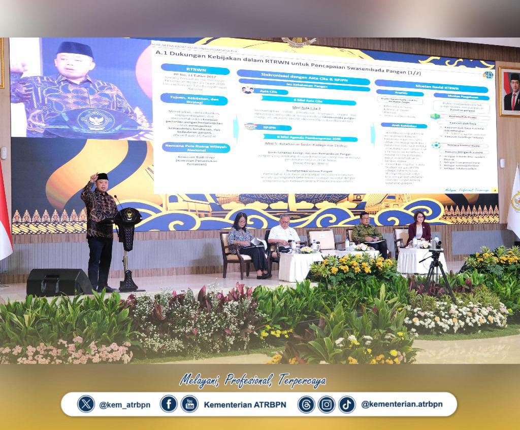 Menteri Nusron Tegaskan Tanah adalah Fondasi Ketahanan Pangan