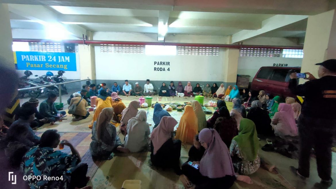 Harapan Kelancaran Rejeki dan Kedamaian, Paguyuban Pasar Secang Gelar Doa Bersama
