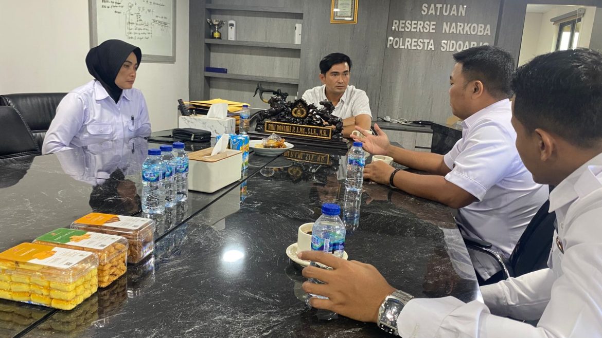Lapas Sidoarjo Lakukan Audiensi dengan Kasat Narkoba Polresta Sidoarjo, Perkuat Sinergitas Pemberantasan Narkoba