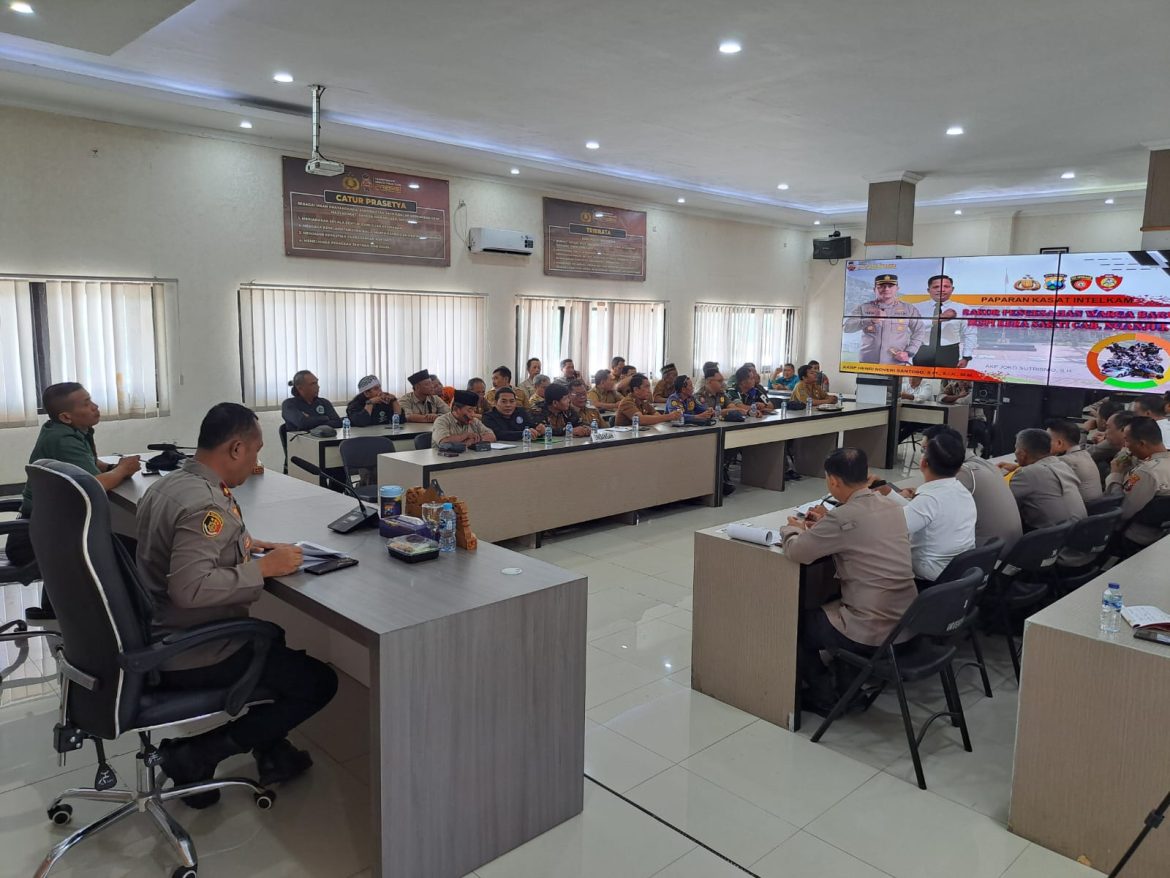 Wilayah Polres Nganjuk Jadi Jalur Perlintasan Anggota IKSPI Menuju Madiun, Rakor Eksternal Digelar untuk Pengamanan